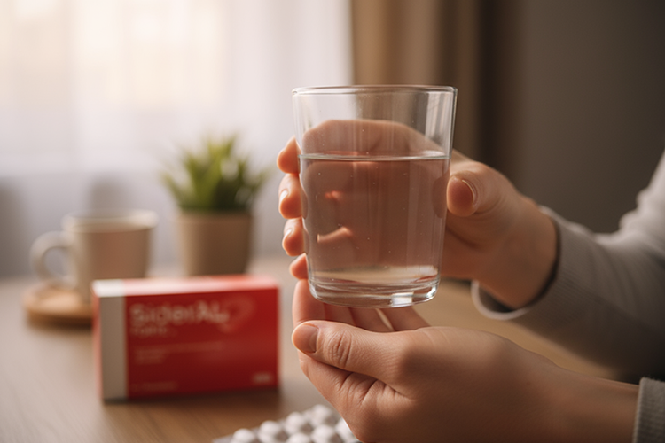 عوارض کپسول سیدرال فورت - مصرف مکمل آهن با آب